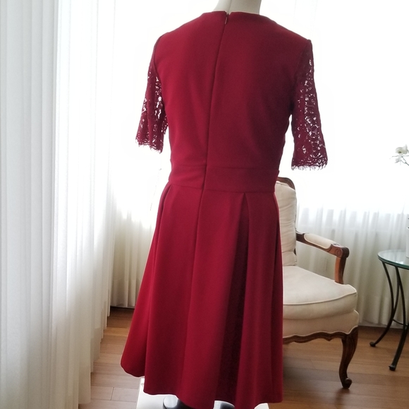 Alex Marie Red Dress Lace & Pockets❣️ - Picture 3 of 7